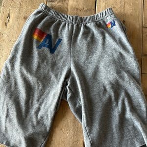 Men’s grey aviator nation shorts